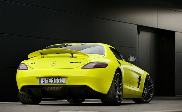 Mercedes-Benz SLS AMG E-CELL Elektroauto Sportwagen