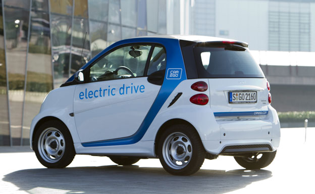 Carsharing Elektroauto car2go