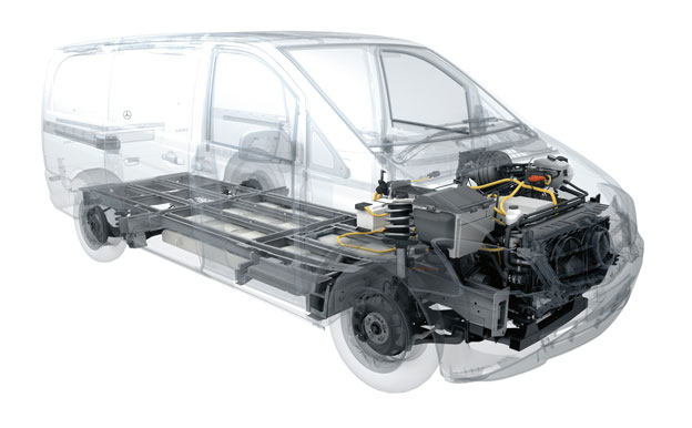 Mercedes-Benz Vito E-CELL Elektroauto Elektrotransporter