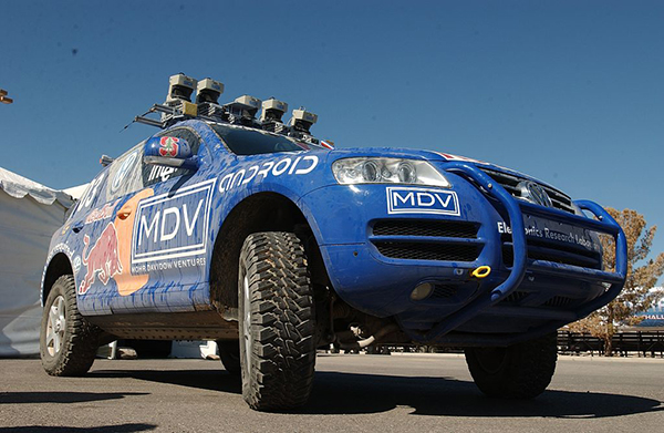 Stanley vom Standford Racing Team: Erstplazierter Wagen der DARPA Grand Challenge 2005