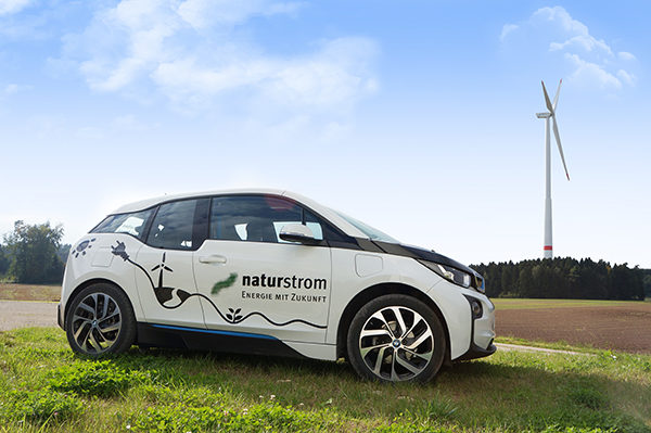 NATURSTROM Ladekarte für Elektroautos