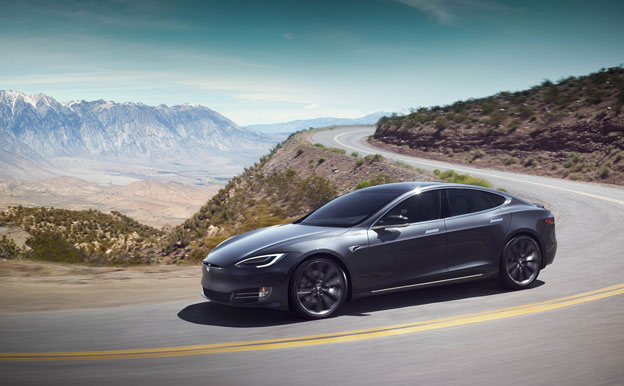 Tesla Model S Elektroauto Elektrofahrzeug