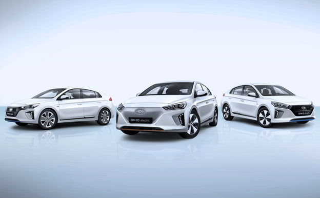 Hyundai Ioniq Familie Elektro Hybrid Plug-In