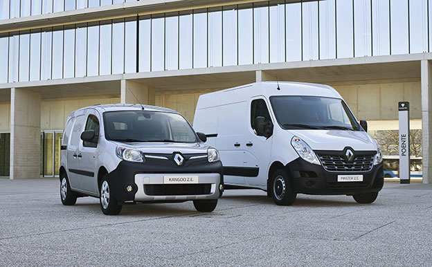 Renault Kangoo Z.E. und Master Z.E. Elektroautos