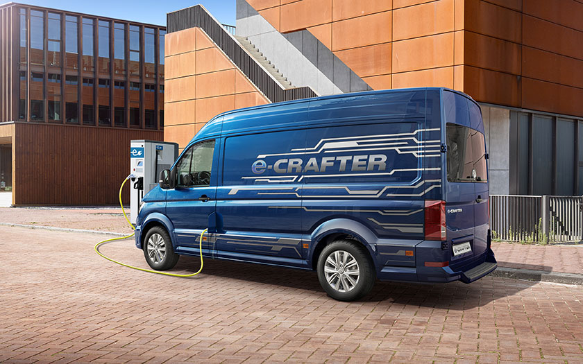 VW e-Crafter Kastenwagen Elektro-Nutzfahrzeug Elektroauto