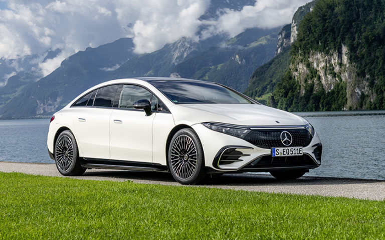 Stilvolle Mercedes Eqs 450 Ebenbildnull