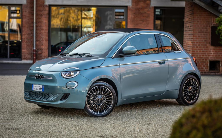 Fiat 500 Elektro Cabrio Elektroauto Elektro-Kleinstwagen Elektro-Cabrio