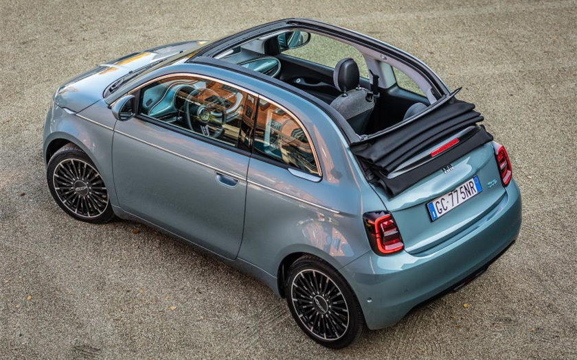 Fiat 500 Elektro Cabrio Elektroauto Elektro-Kleinstwagen Elektro-Cabrio