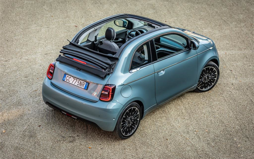 Fiat 500 Elektro Cabrio Elektroauto Elektro-Kleinstwagen Elektro-Cabrio