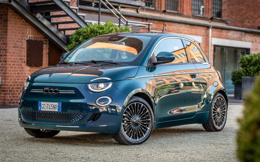 Fiat 500 Elektro Limousine Elektroauto Elektro-Kleinstwagen